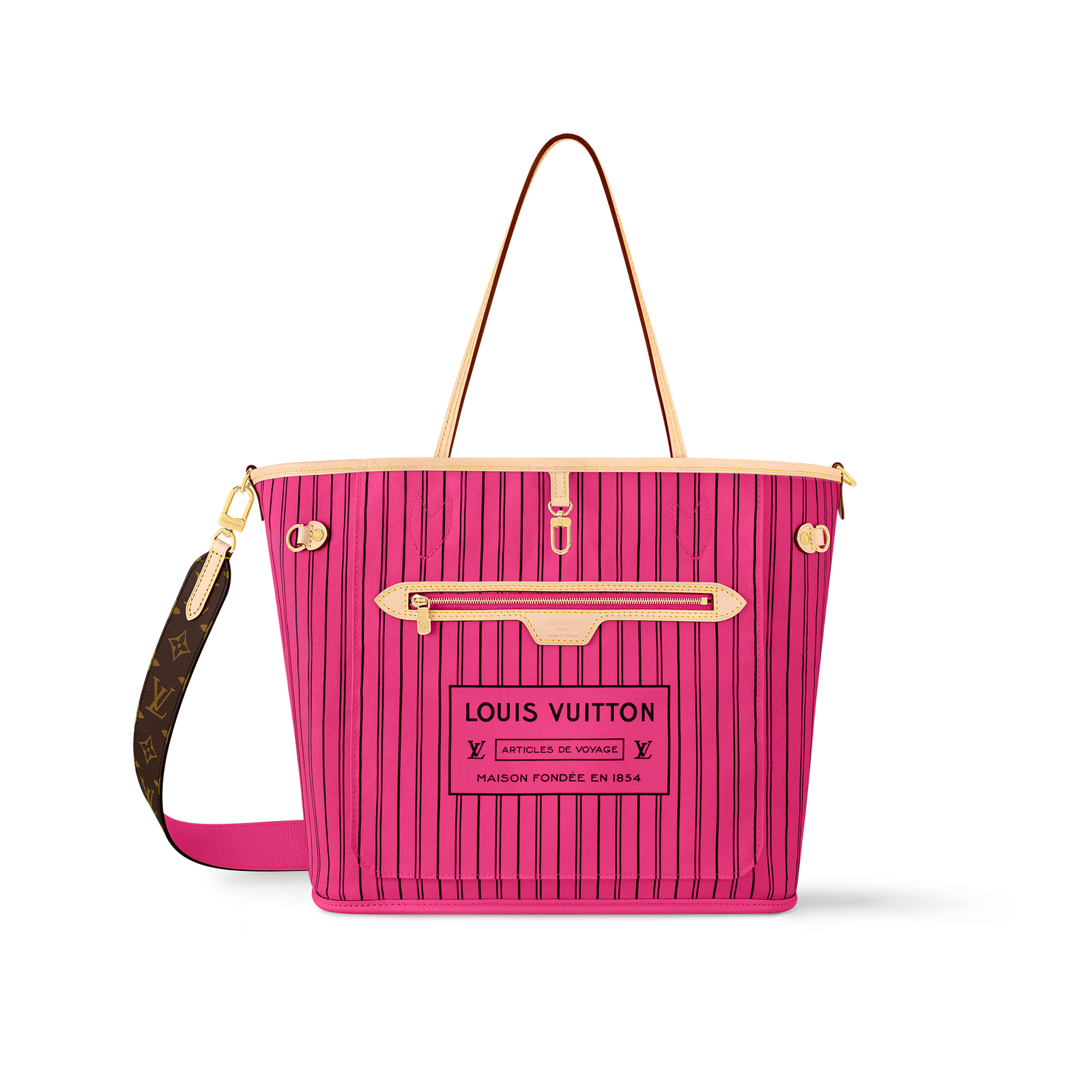 Neverfull Bandoulière Inside Out GM M12257 M11947 M12096 M11948 - Image 4