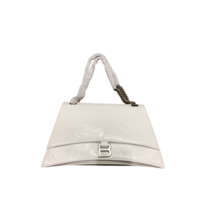 Women’s Crush Large Chain Bag in  white