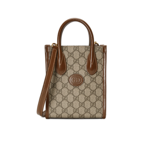 Mini tote bag with Interlocking G