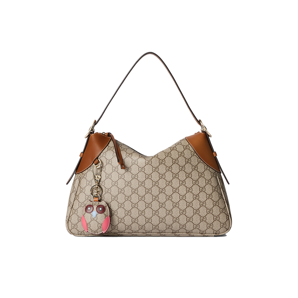 GG Emblem large shoulder bag