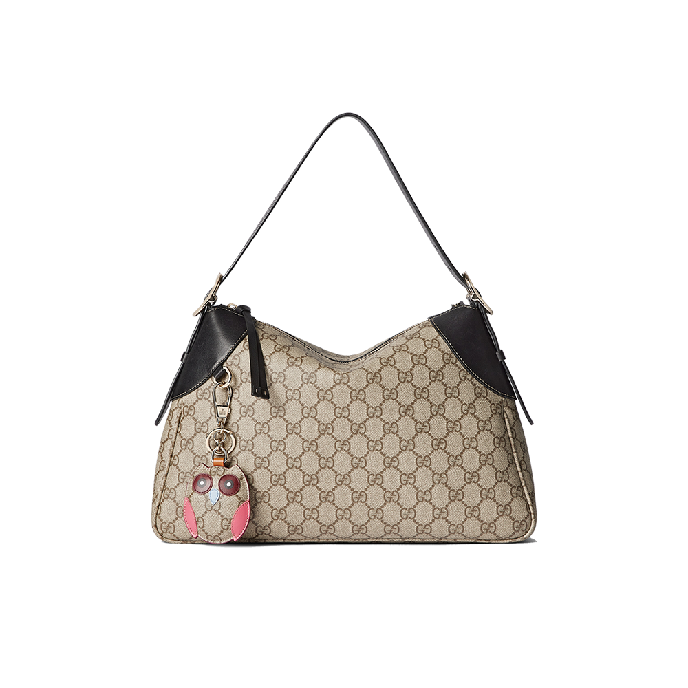 GG Emblem large shoulder bag