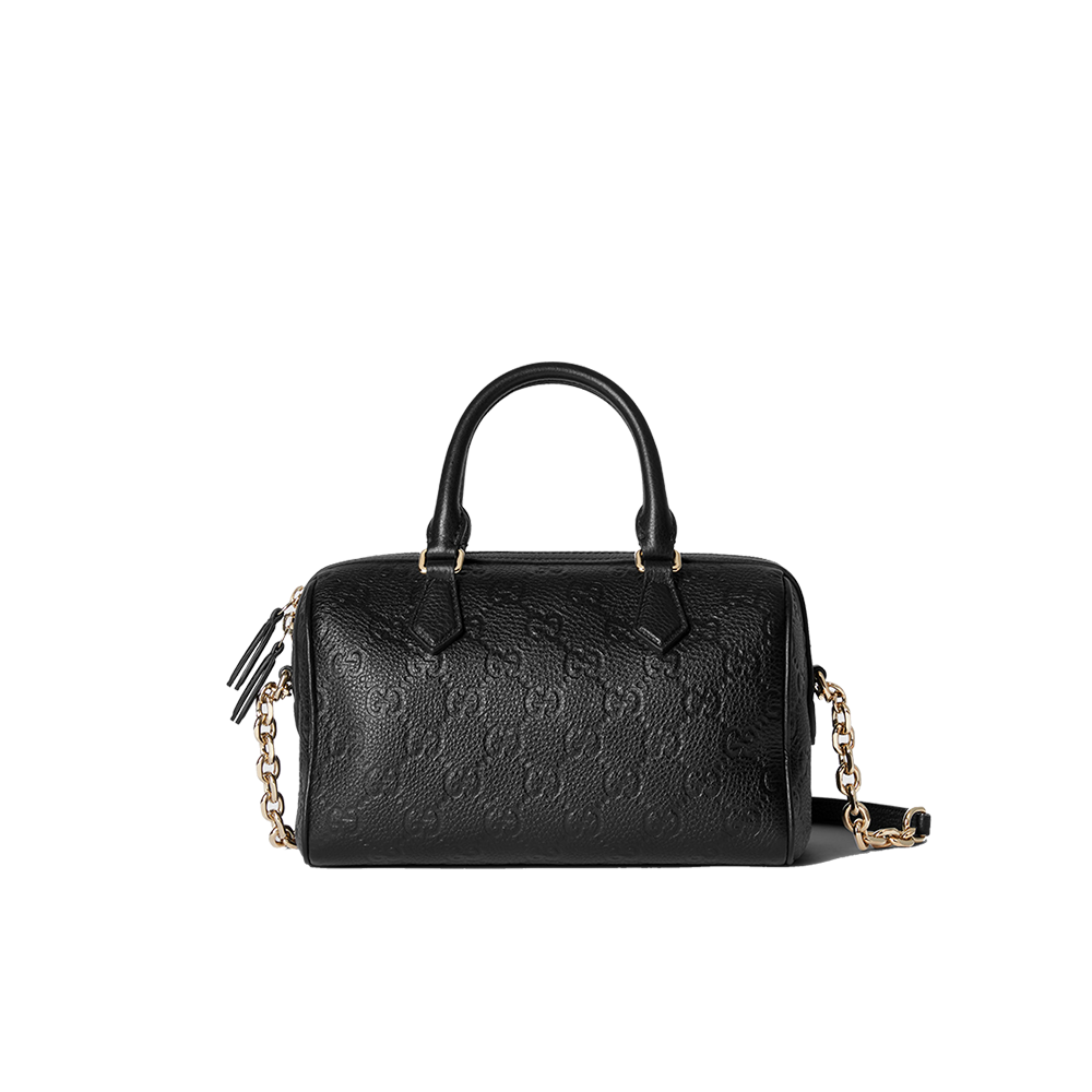 GG Emblem medium top handle bag 815255