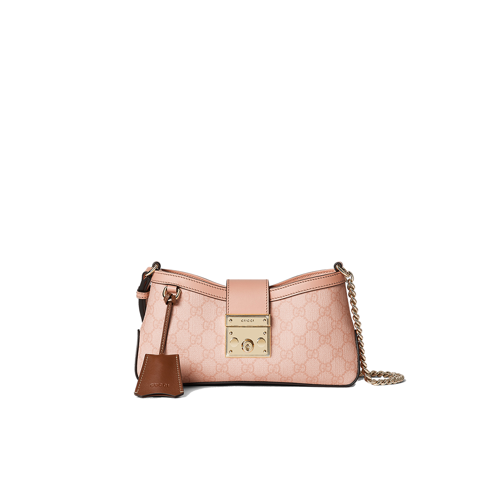 Padlock small shoulder bag