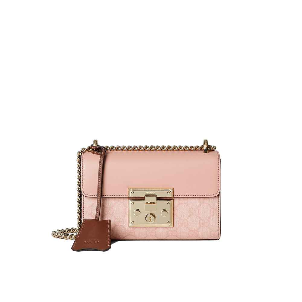 Padlock small shoulder bag