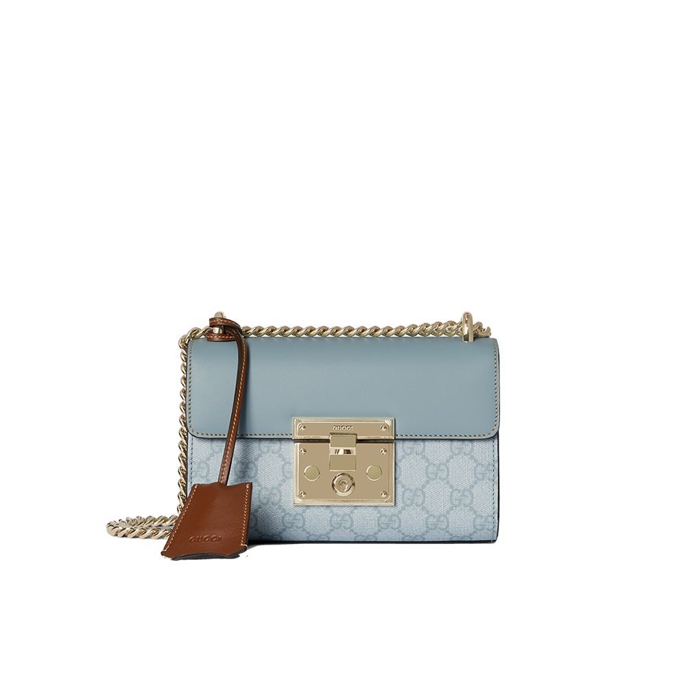 Padlock small shoulder bag