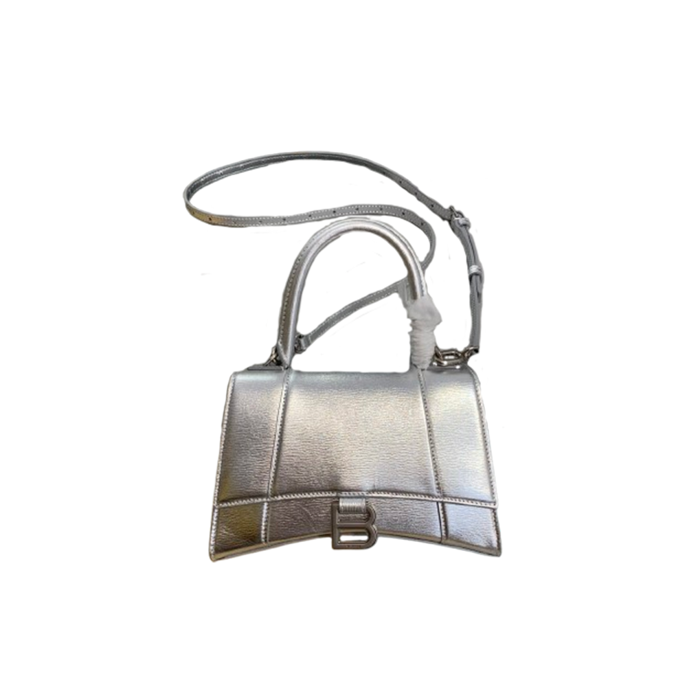 Women's Hourglass XS Handbag Box in Silver