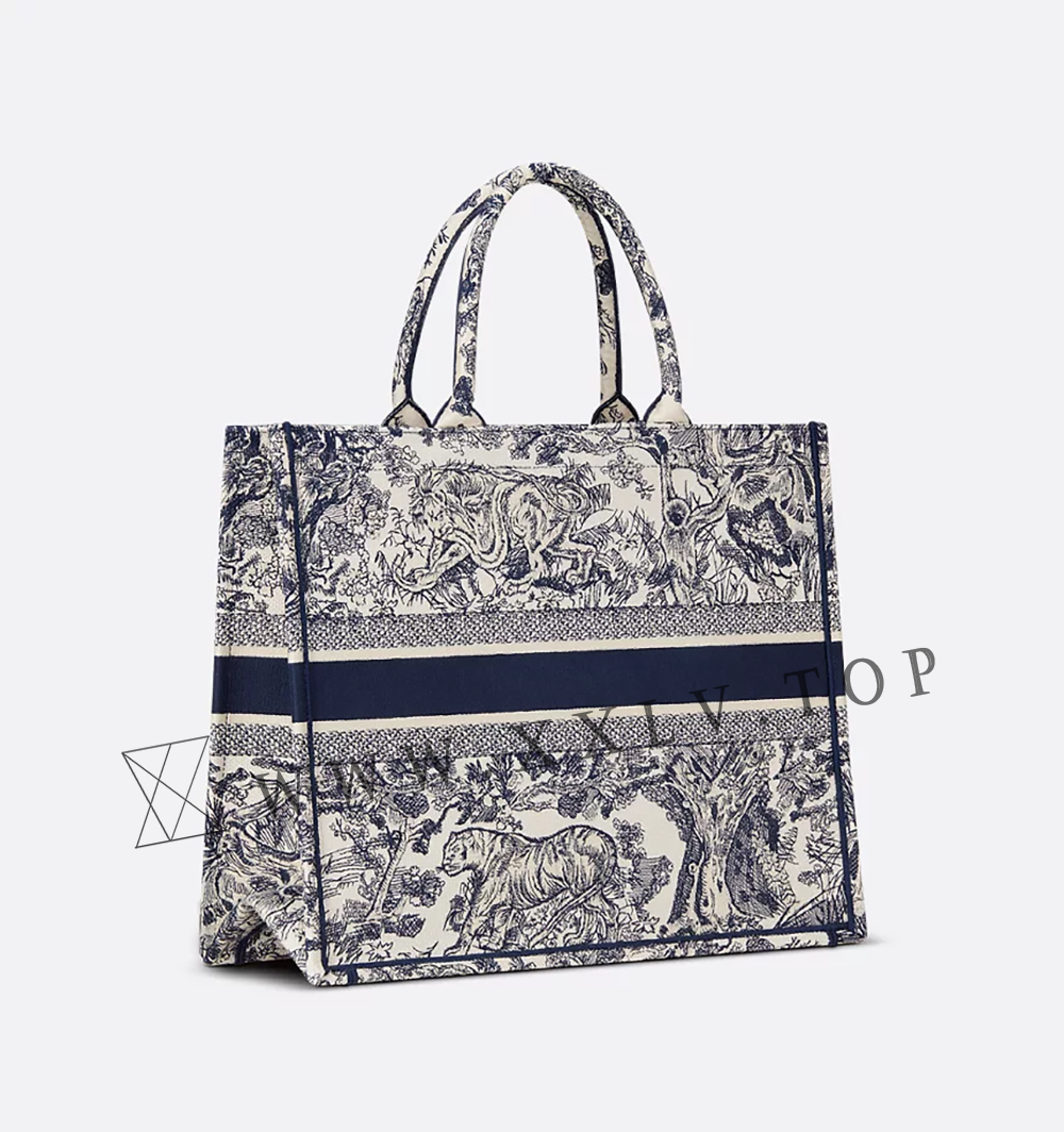 Large Dior Book Tote - Image 5