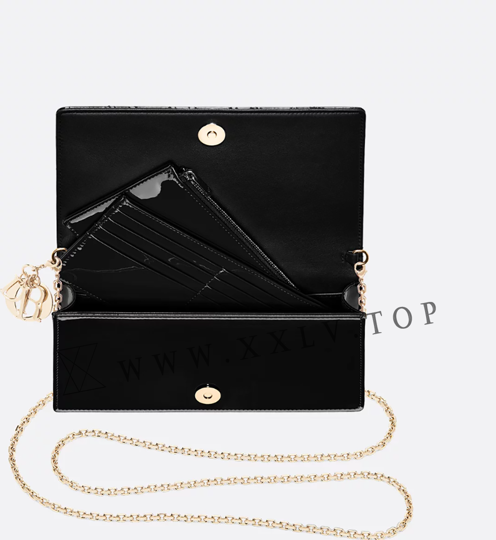 Lady Dior Pouch with Chain - Image 2