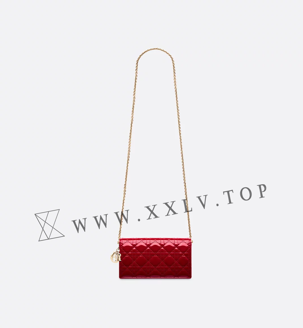 Lady Dior Pouch with Chain - Image 5