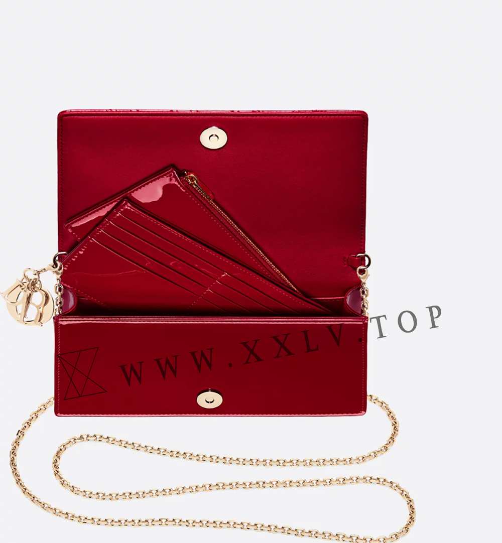 Lady Dior Pouch with Chain - Image 2