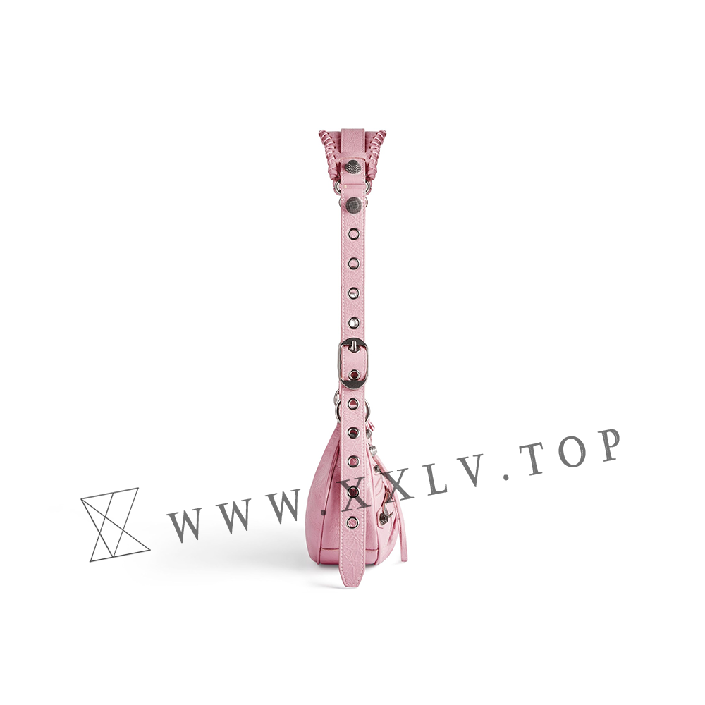 Women's Le Cagole Xs Shoulder Bag in Light Pink - Image 3