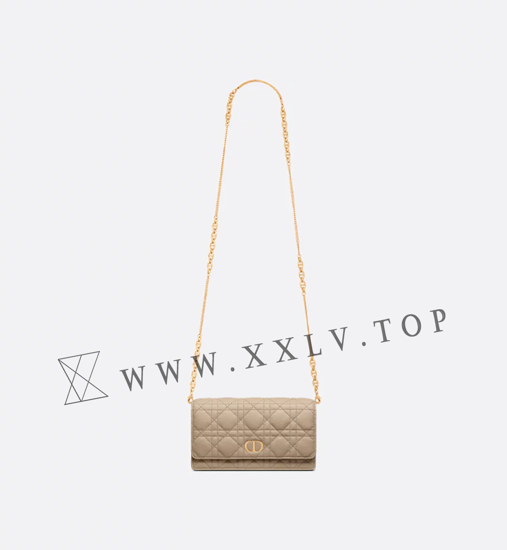Dior Caro Pouch with Chain - Image 4