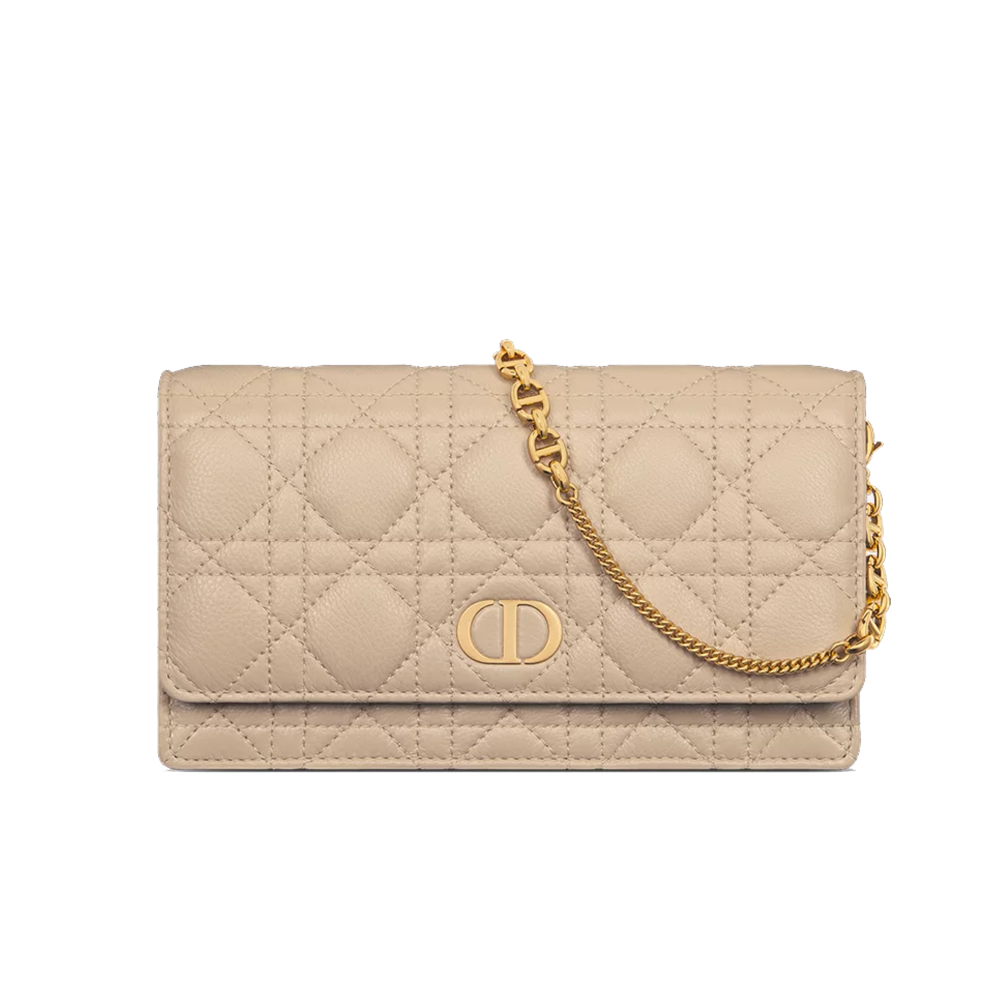 Dior Caro Pouch with Chain