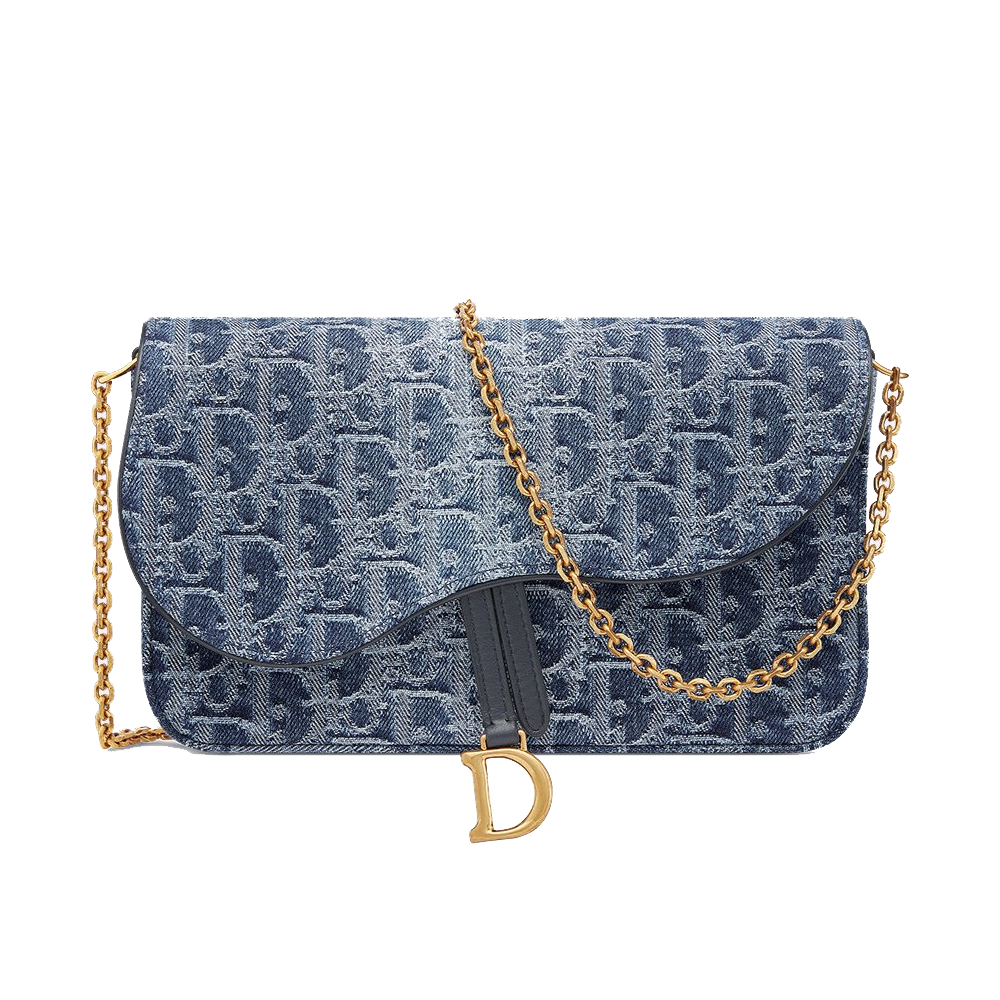 Medium Saddle Pouch with Chain