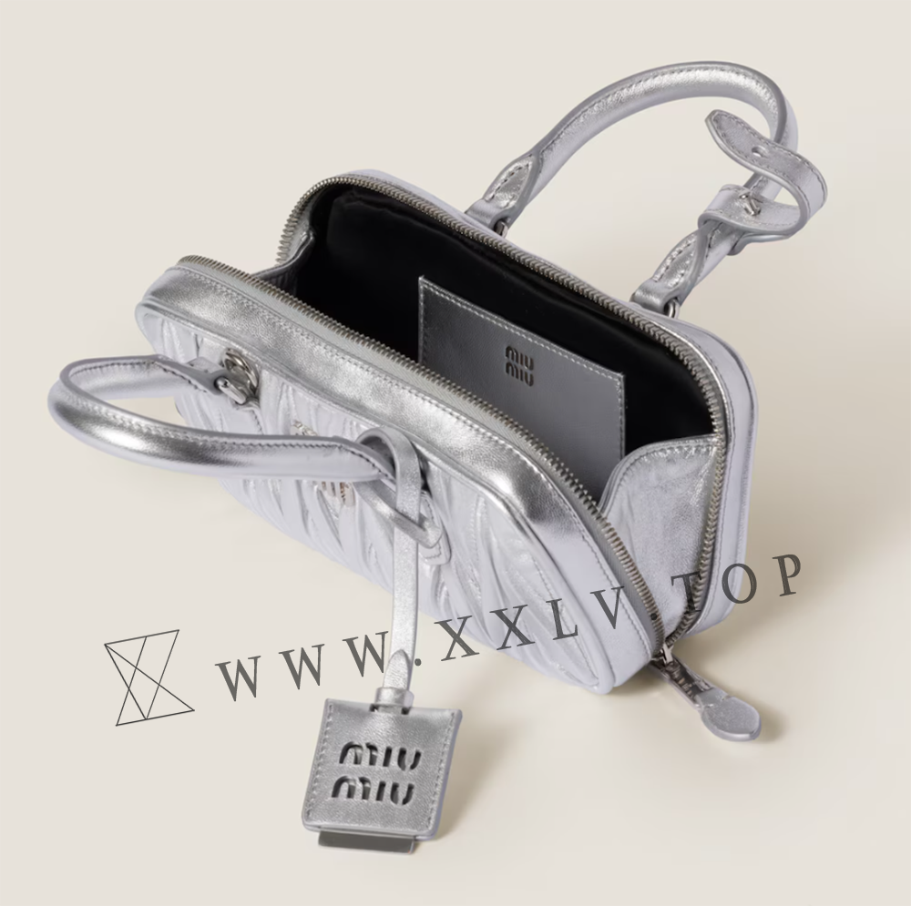 Arcadie matelassé nappa leather mini-bag - Image 3