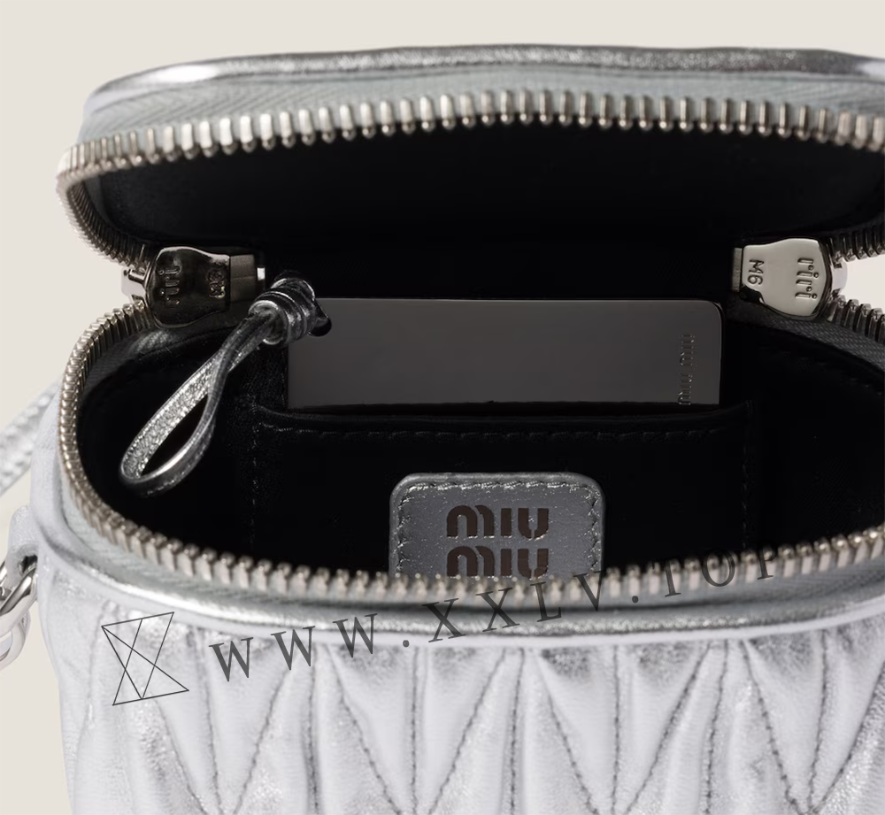 Matelassé nappa leather micro bag - Image 2
