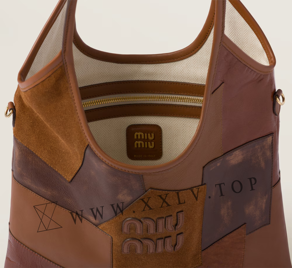 IVY leather patchwork bag - Image 3