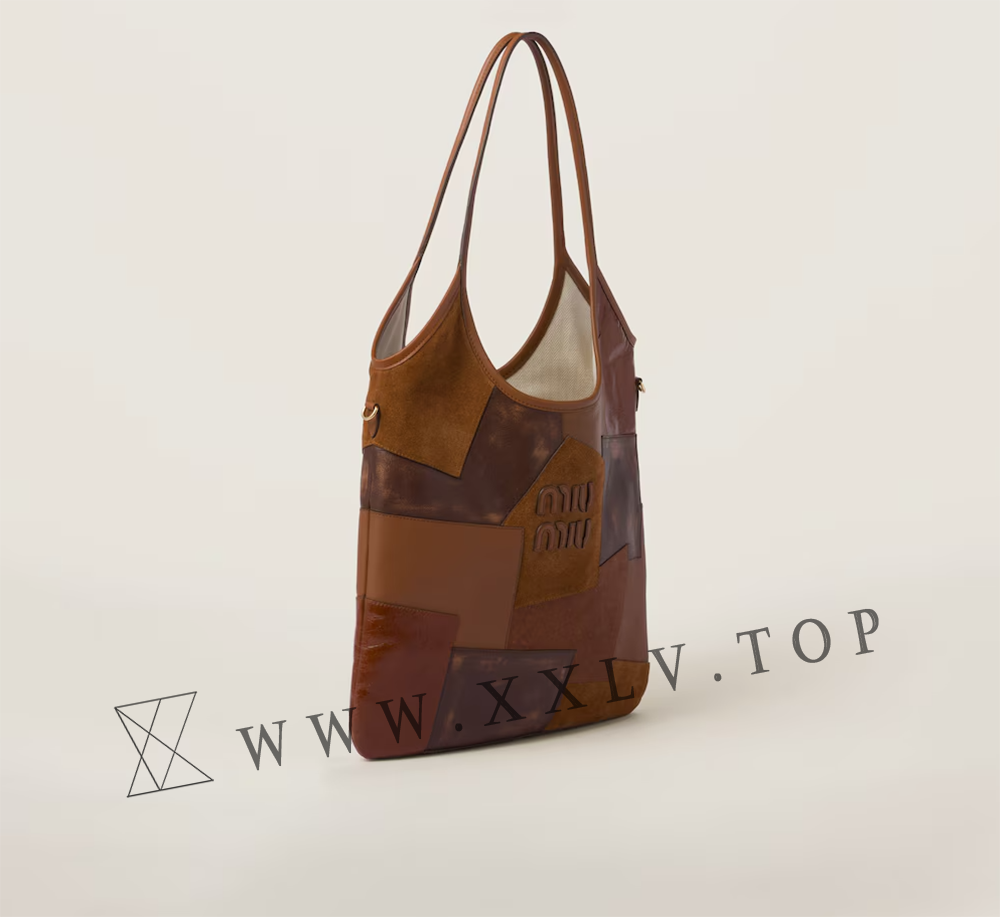 IVY leather patchwork bag - Image 5