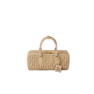 Arcadie matelassé nappa leather bag