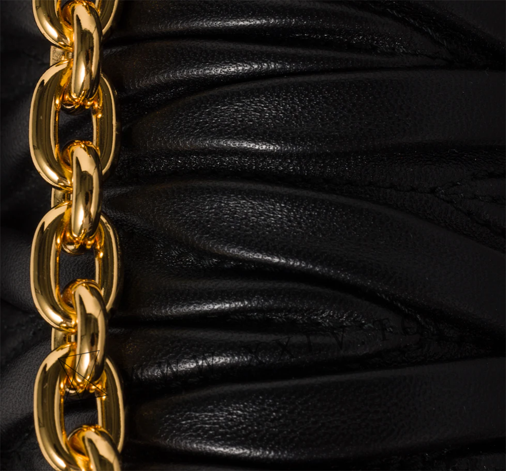 Matelassé nappa leather shoulder bag - Image 2