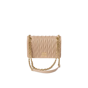 Matelassé nappa leather mini-bag