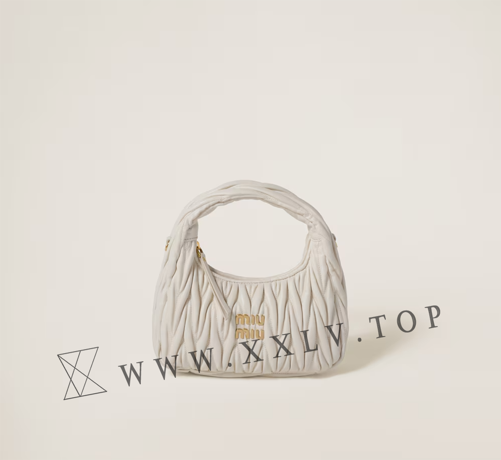 Wander matelassé nappa leather hobo bag - Image 6