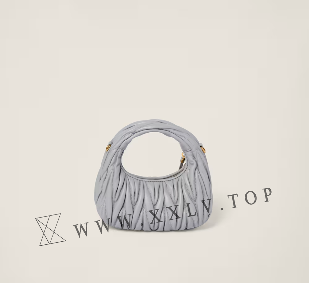 Wander matelassé nappa leather hobo mini-bag - Image 4