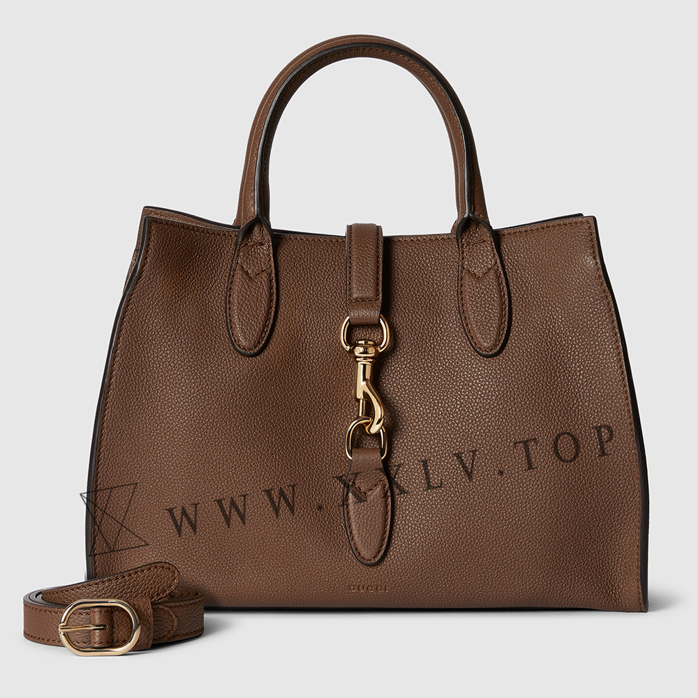 Medium tote bag with hook closure - Image 7
