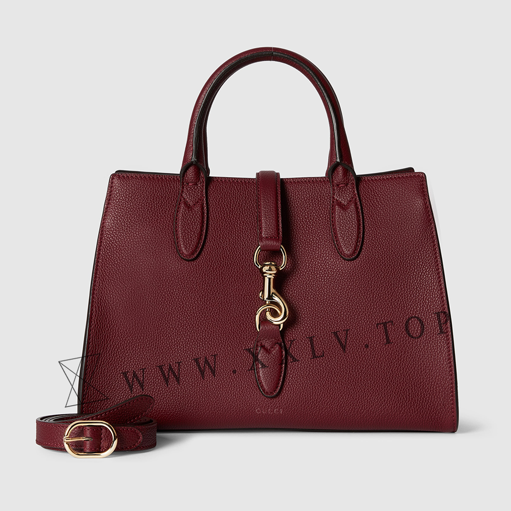 Medium tote bag with hook closure - Image 7
