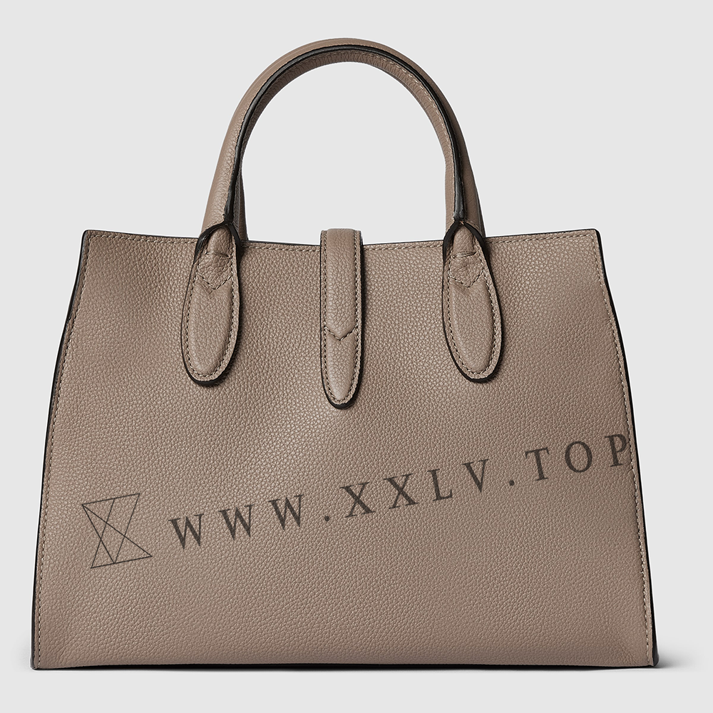 Medium tote bag with hook closure - Image 5