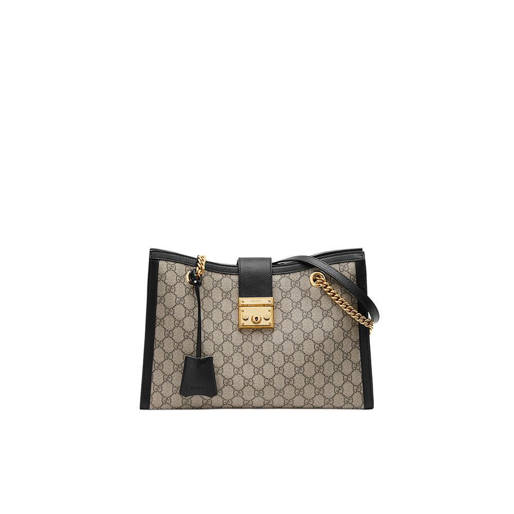 Padlock small shoulder bag