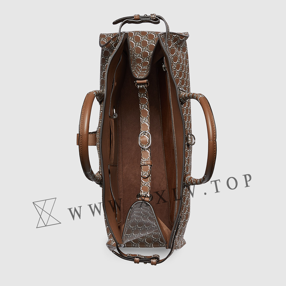 Large tote bag with GG Shadow - Image 4