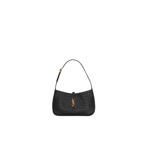 LE 5 À 7 in crocodile-embossed shiny leather