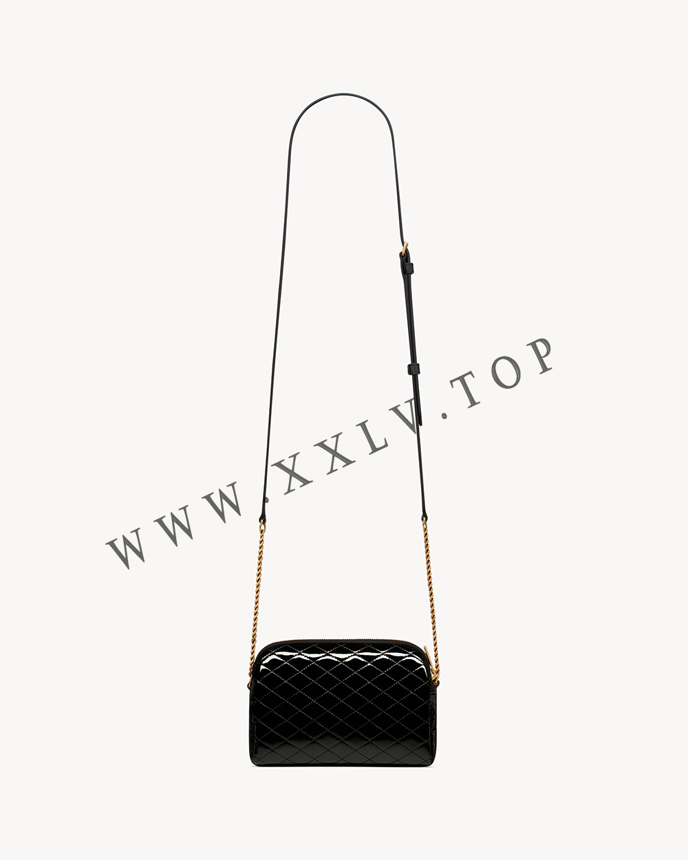 GABY ZIPPERED POUCH IN patent leather - Image 3