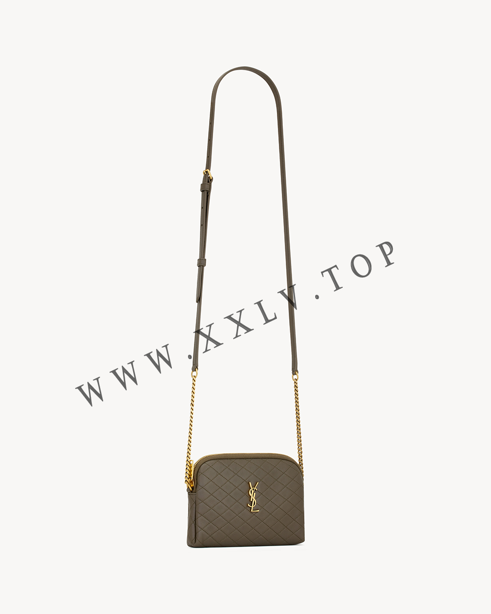 GABY ZIPPERED POUCH IN LAMBSKIN - Image 4