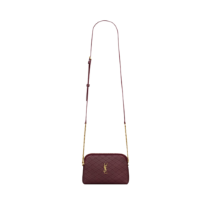 Gaby zipped pouch in quilted lambskin