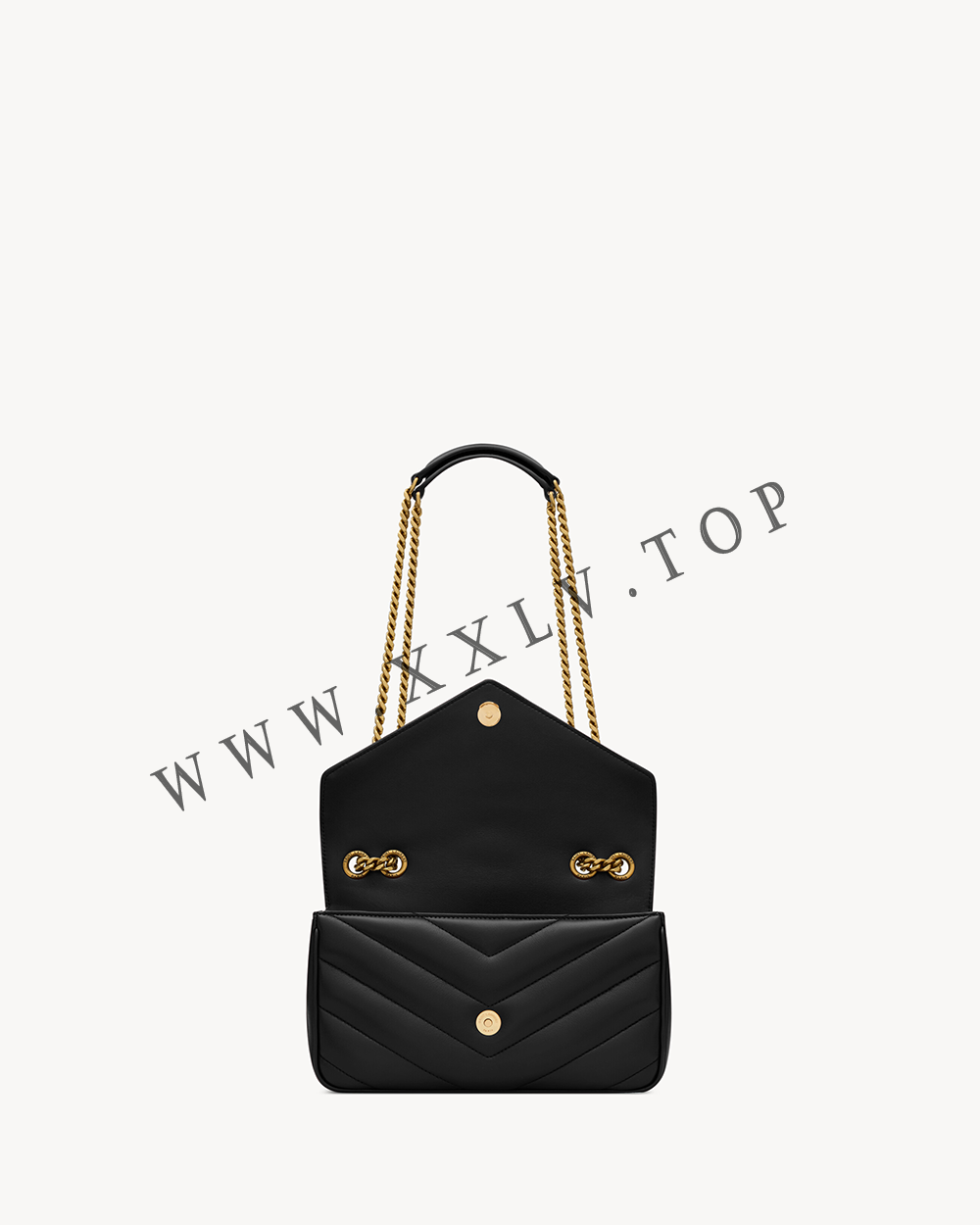 LOULOU small in MATELASSÉ lambskin - Image 4