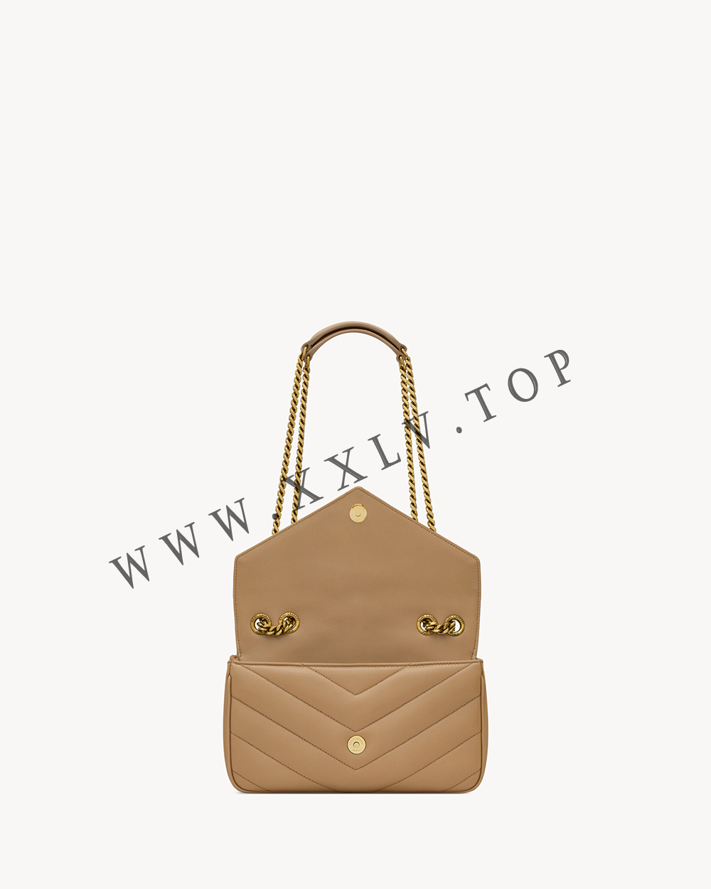 LOULOU small in MATELASSÉ lambskin - Image 4