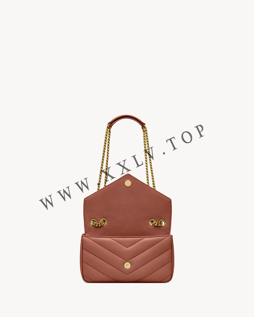 LOULOU small in MATELASSÉ lambskin - Image 4
