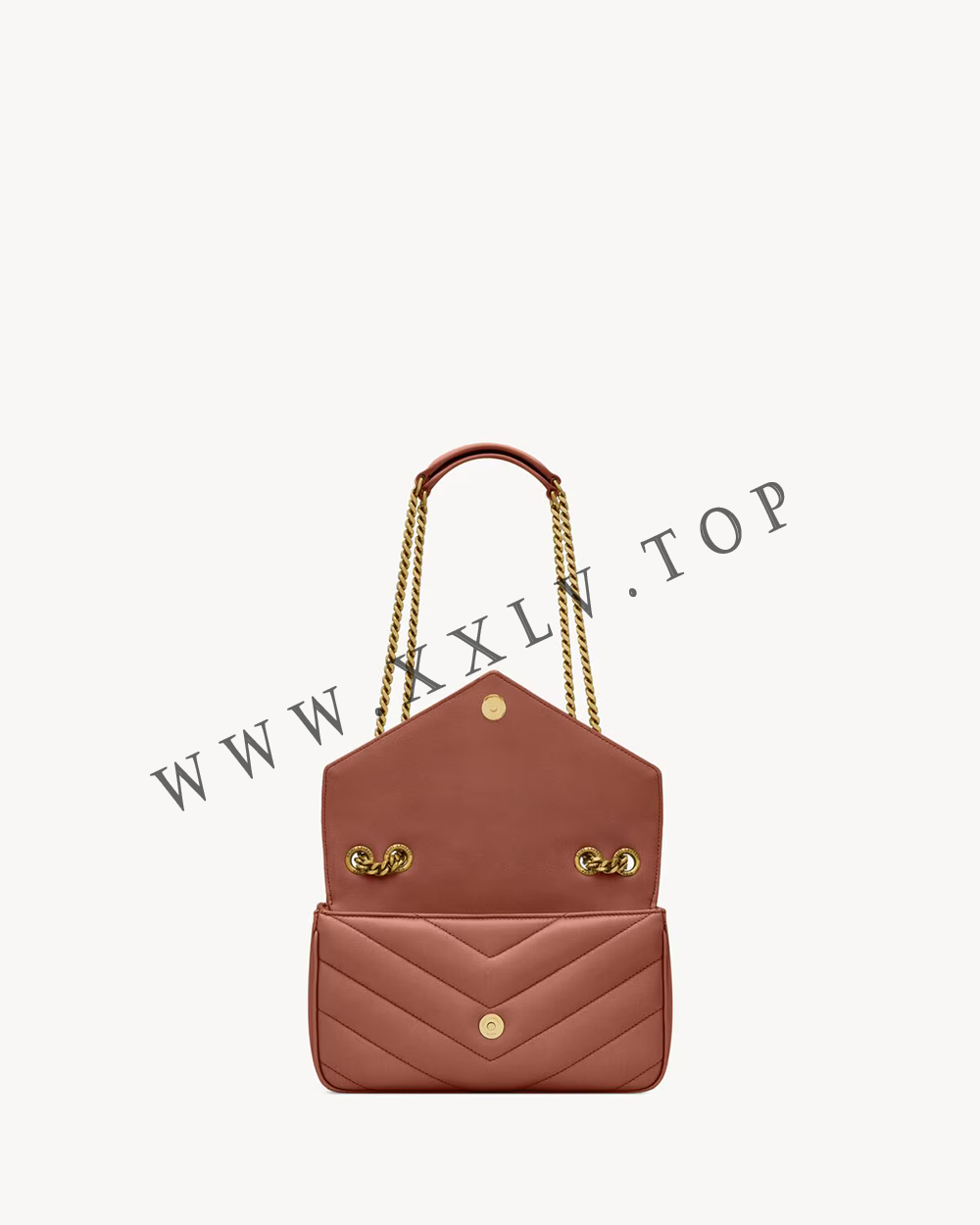 LOULOU small in MATELASSÉ lambskin - Image 5
