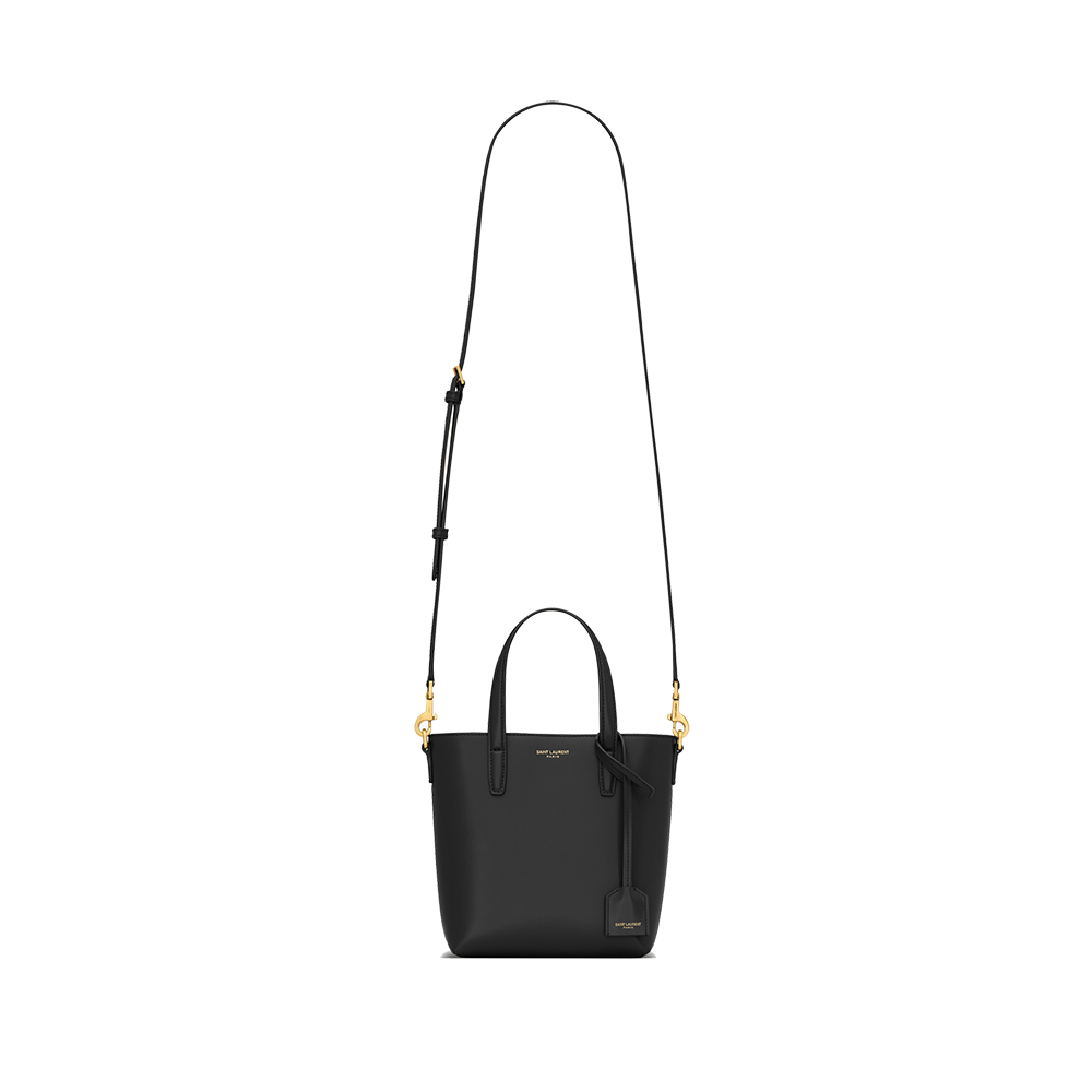 Mini Toy SHOPPING SAINT LAURENT in box leather