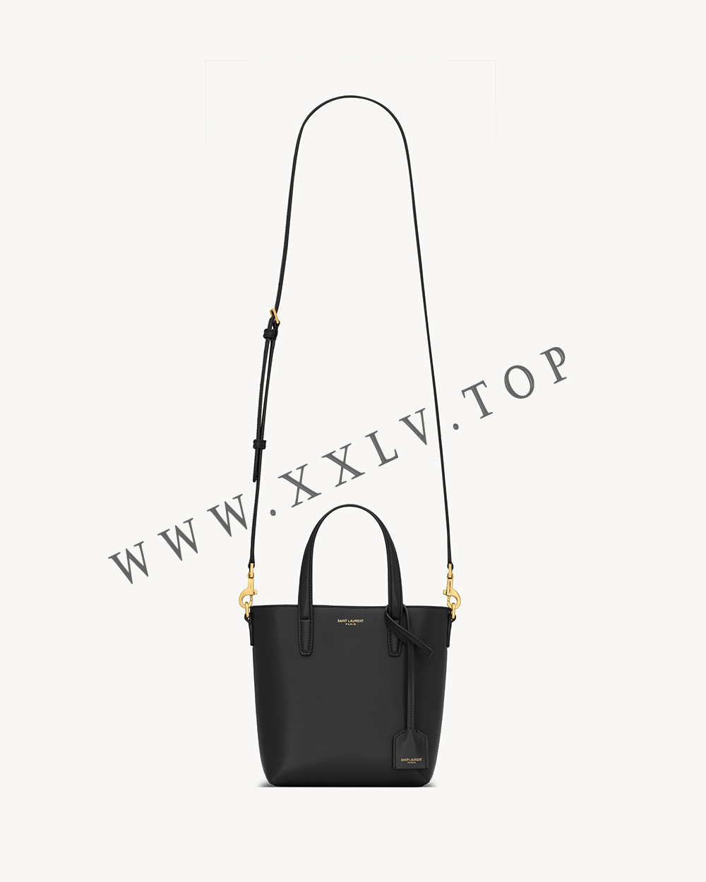 Mini Toy SHOPPING SAINT LAURENT in box leather - Image 5