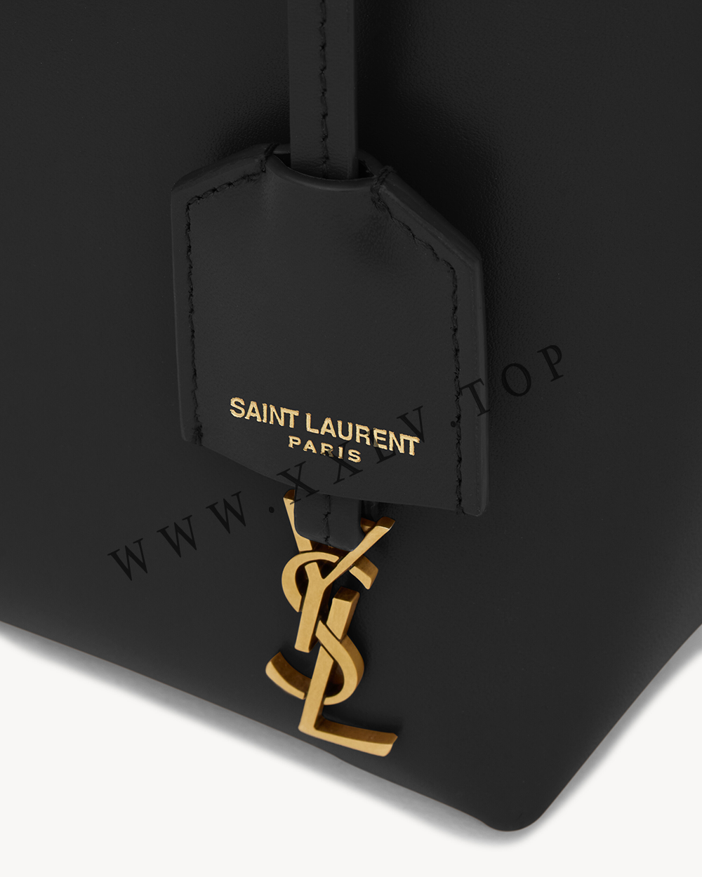 Mini Toy SHOPPING SAINT LAURENT in box leather - Image 2