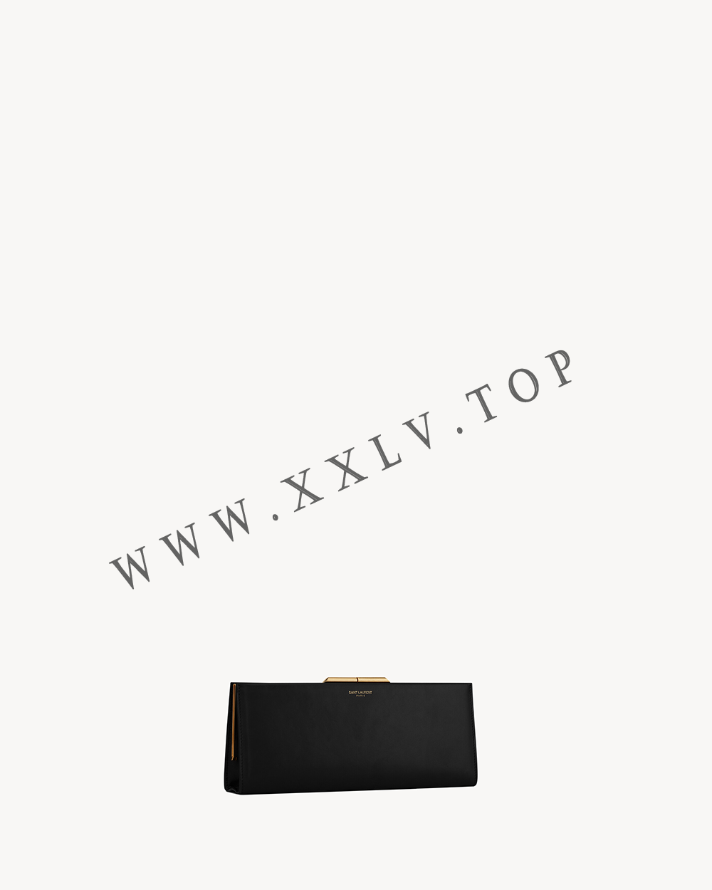Midnight small clutch in smooth leather - Image 3
