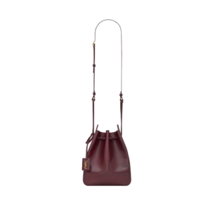 bucket bag in leather