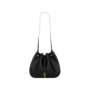PARIS VII large flat hobo bag in smooth leather