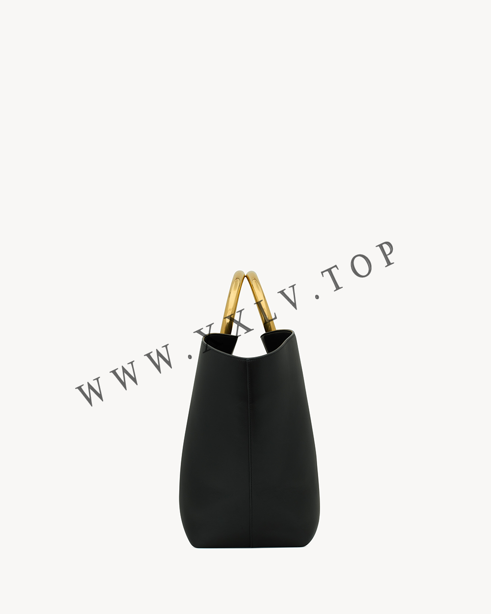 Maxi tote in smooth leather - Image 3