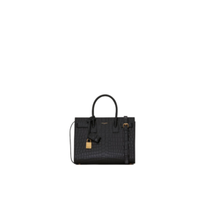 SAC DE JOUR IN CROCODILE EMBOSSED LEATHER - BABY
