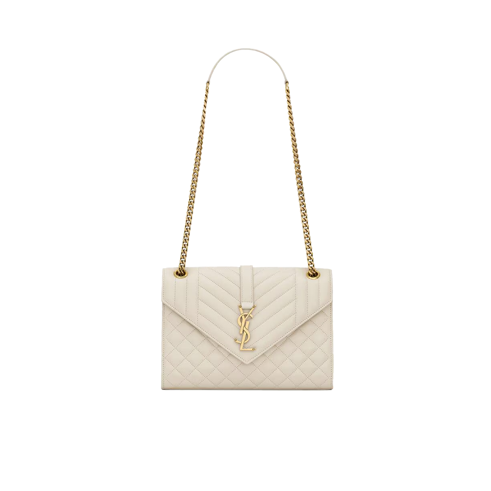 MEDIUM ENVELOPE in MATELASSÉ lambskin
