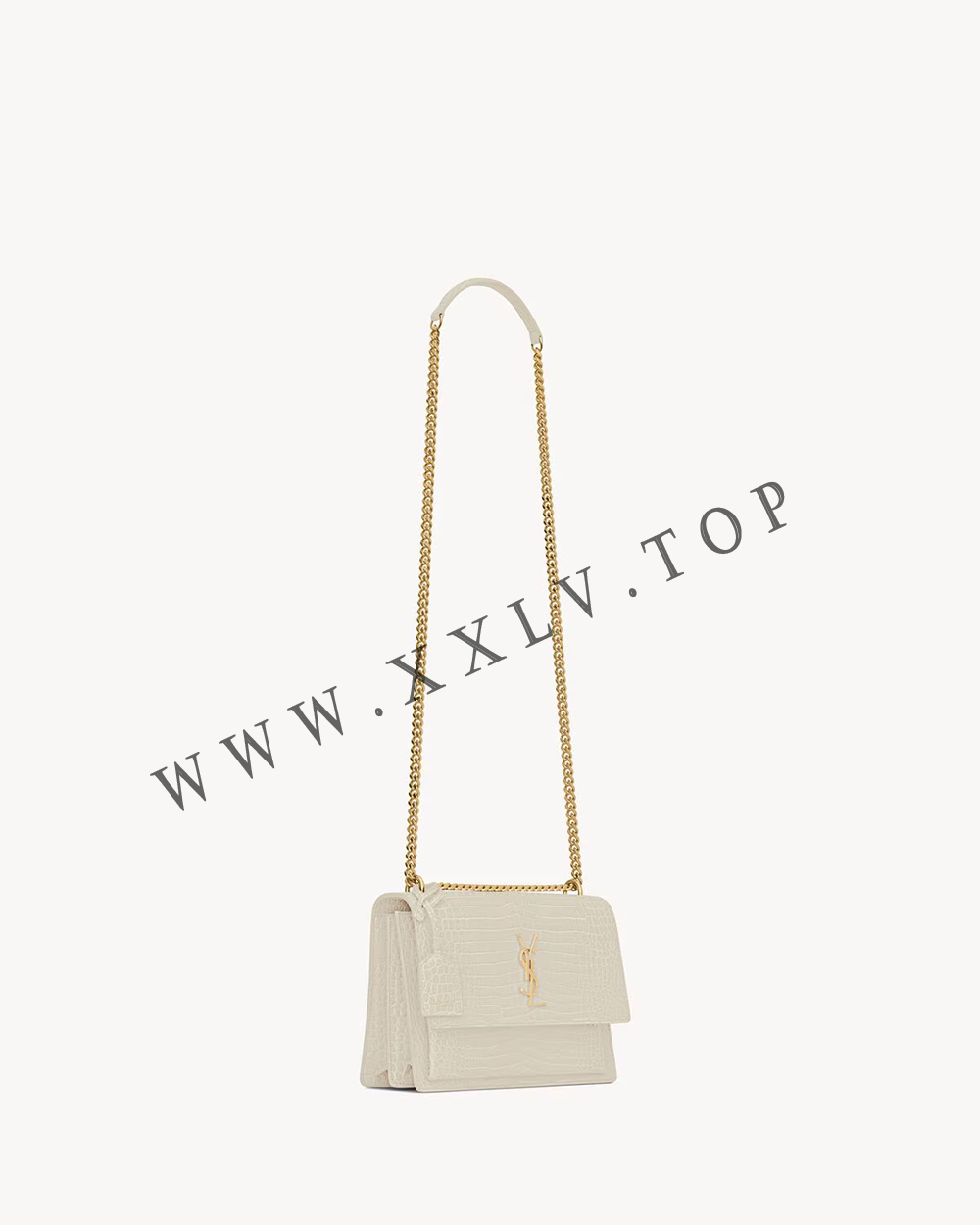 SUNSET MEDIUM IN CROCODILE-EMBOSSED LEATHER - Image 2